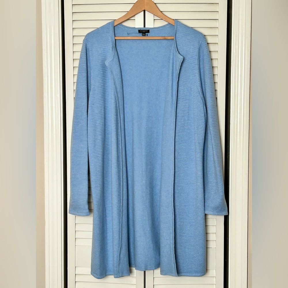 Talbots Sky Blue Long Cardigan